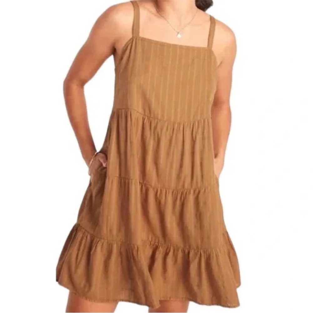 NWT Old Navy Tiered Sundress - Tan
